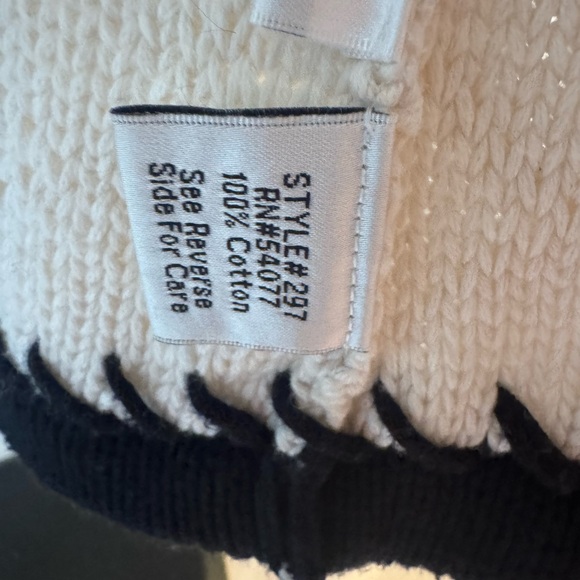 CAbi Cream Cardigan with Black Accents - Picture 5 of 7